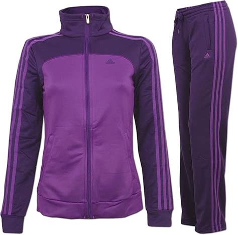 adidas trainingsanzug damen lila|Lila .